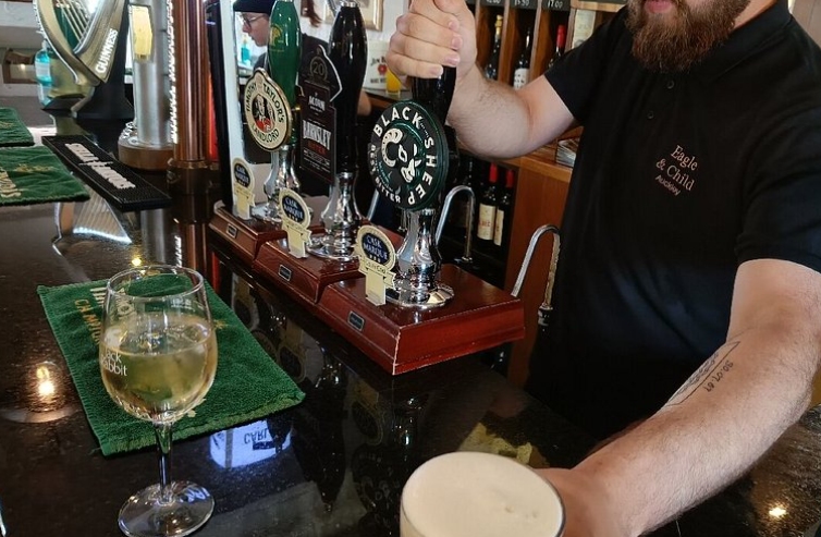 Drinks at The Eagle and Child